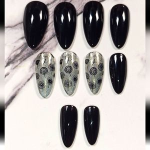 Luxury Gel Press On Nails - Glamorous Dandelion